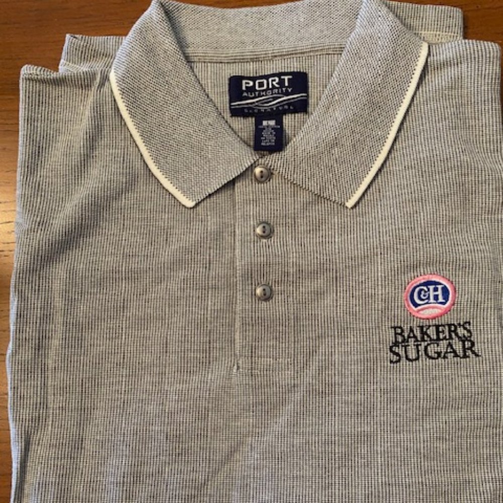 Vintage C&H Baker's Sugar Short Sleeve Polo Shirt - Large NWOT
